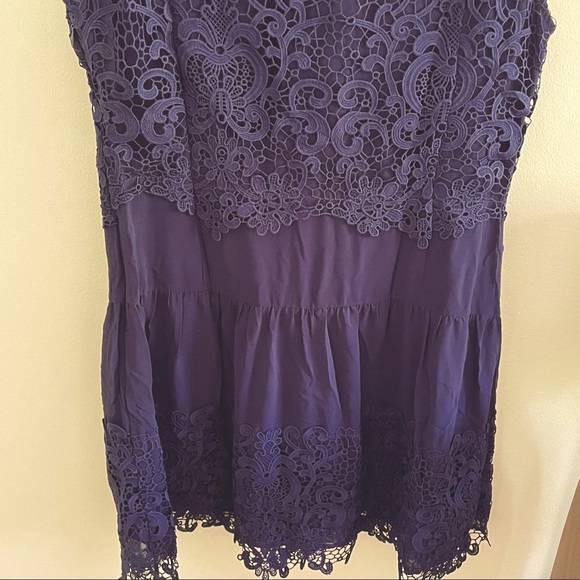 Navy Lace Dress - Picture 7 of 8